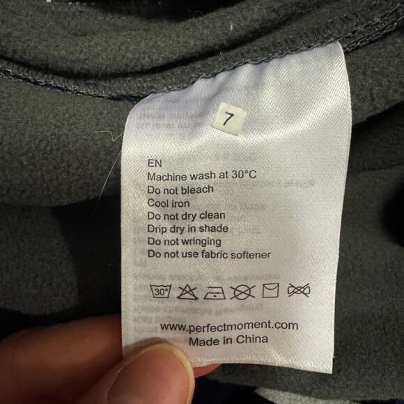 Perfect Moment Navy Softshell Ski Overalls Y14 Isola Snow Bib Pants - Picture 8 of 9